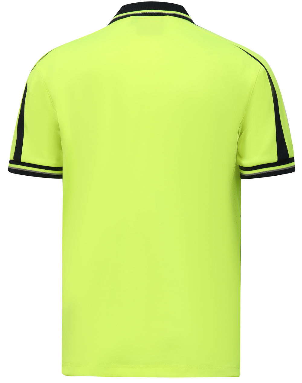 Hi-Vis Sustainable Cool-Breeze Safety Polo - Yellow Navy