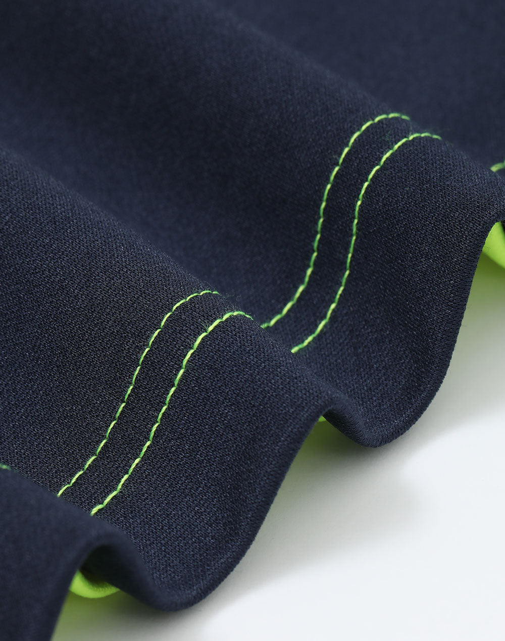 Hi-Vis Sustainable Cool-Breeze Safety Polo - Yellow Navy