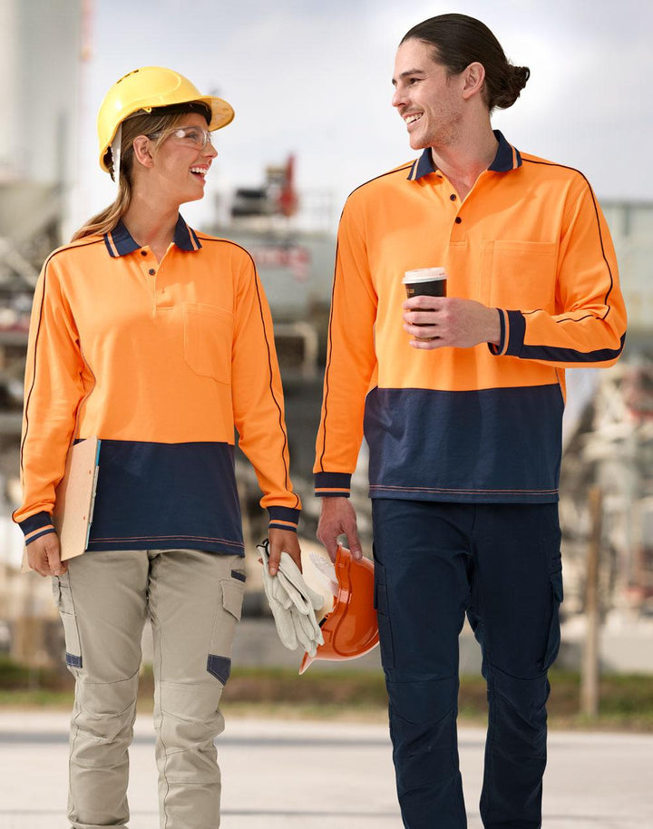 Hi-Vis Sustainable Cool-Breeze Safety Polo