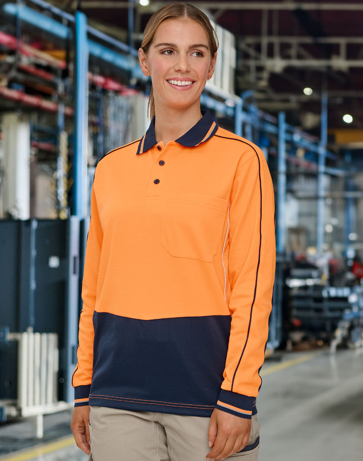 Hi-Vis Sustainable Cool-Breeze Safety Polo