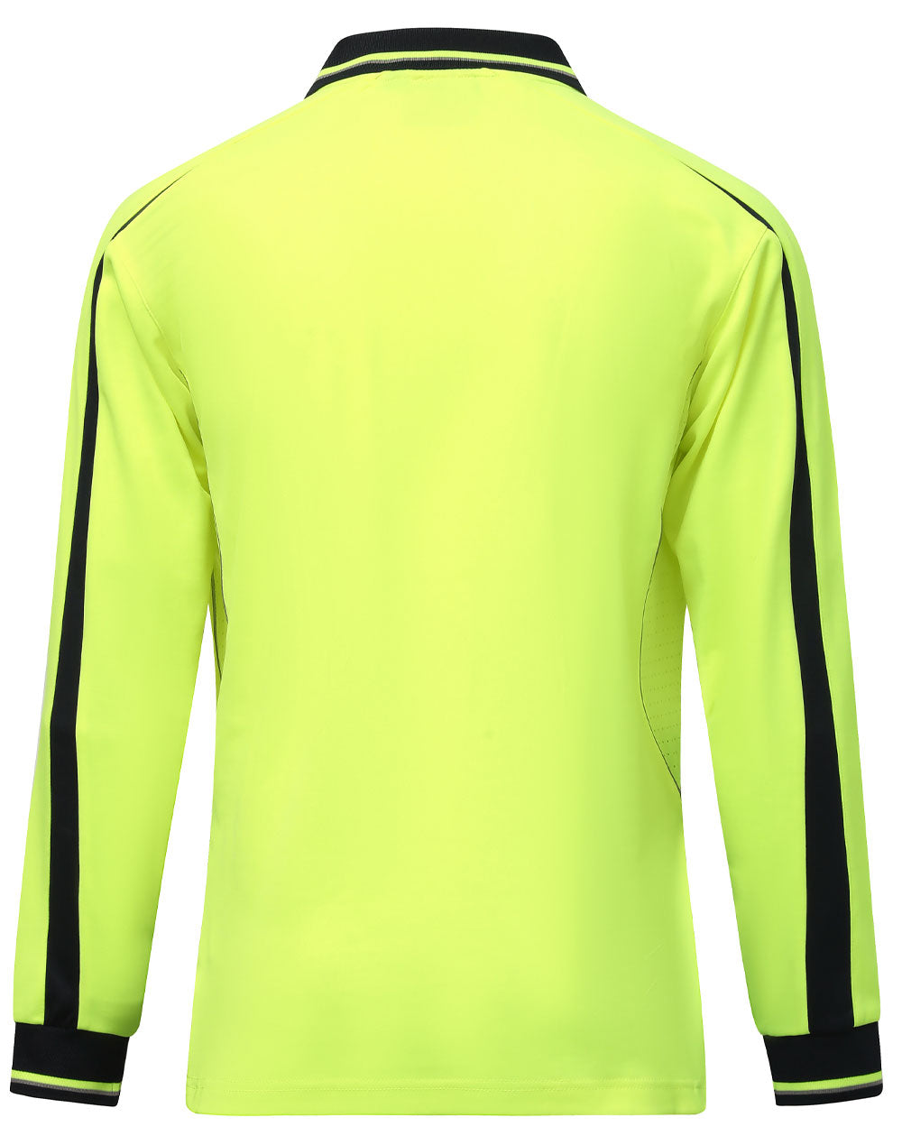 Hi-Vis Sustainable Cool-Breeze Safety Polo - Yellow Navy