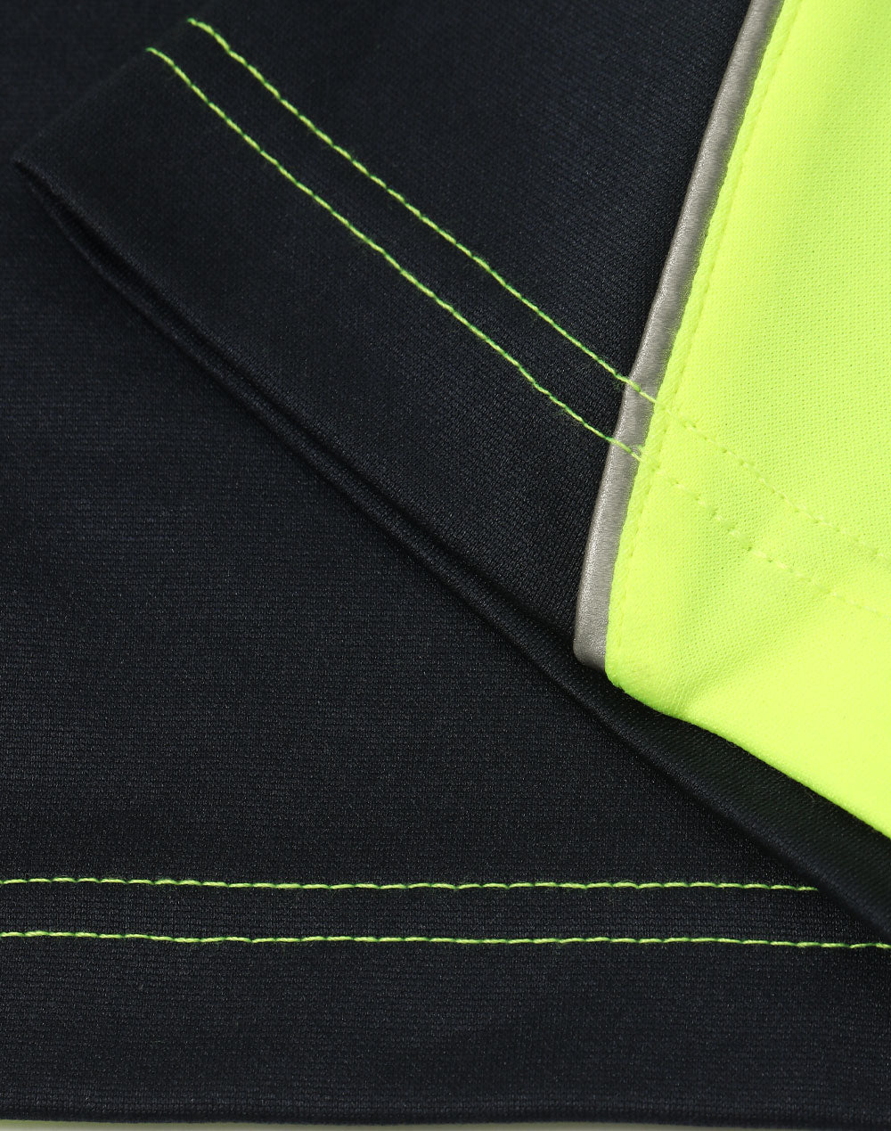 Hi-Vis Sustainable Cool-Breeze Safety Polo - Yellow Navy