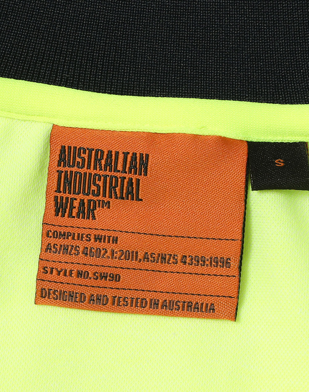 Hi-Vis Sustainable Cool-Breeze Safety Polo - Yellow Navy
