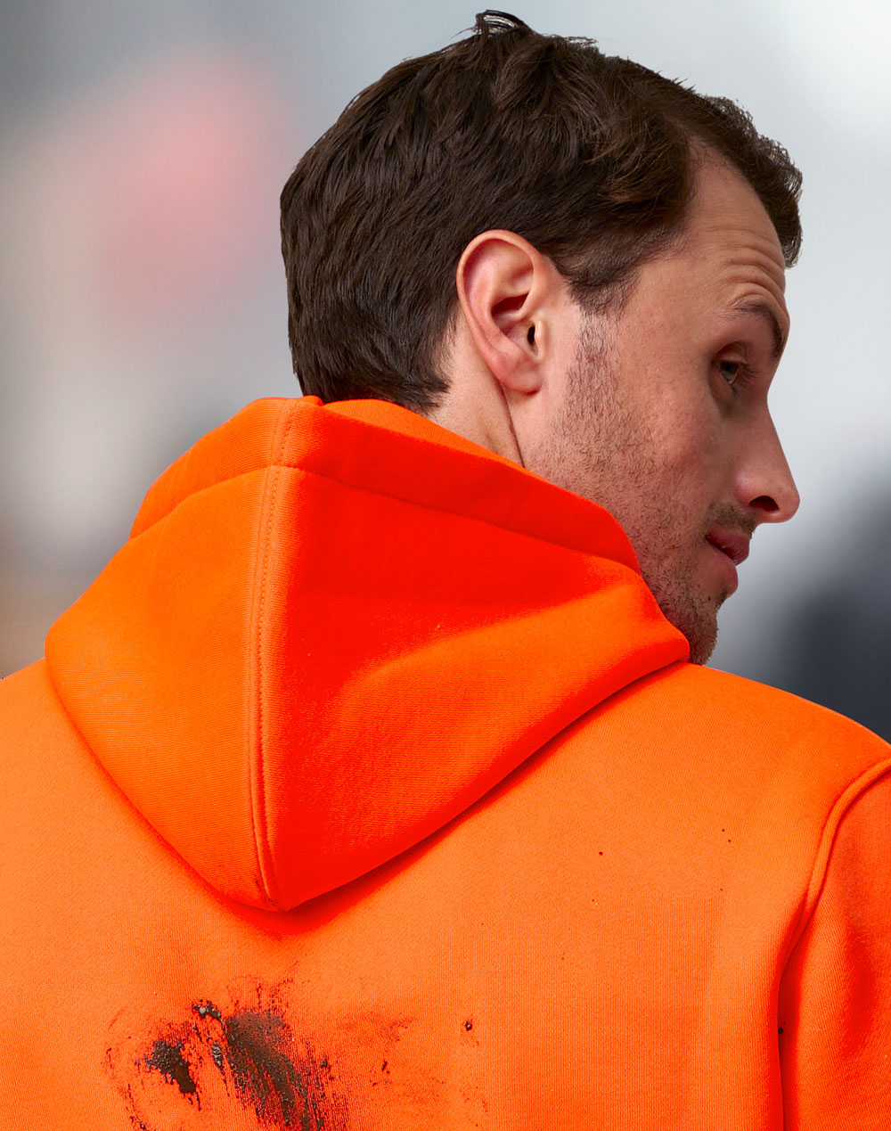 Hi-Vis Two Tone Water Resistant Fleece Hoodie