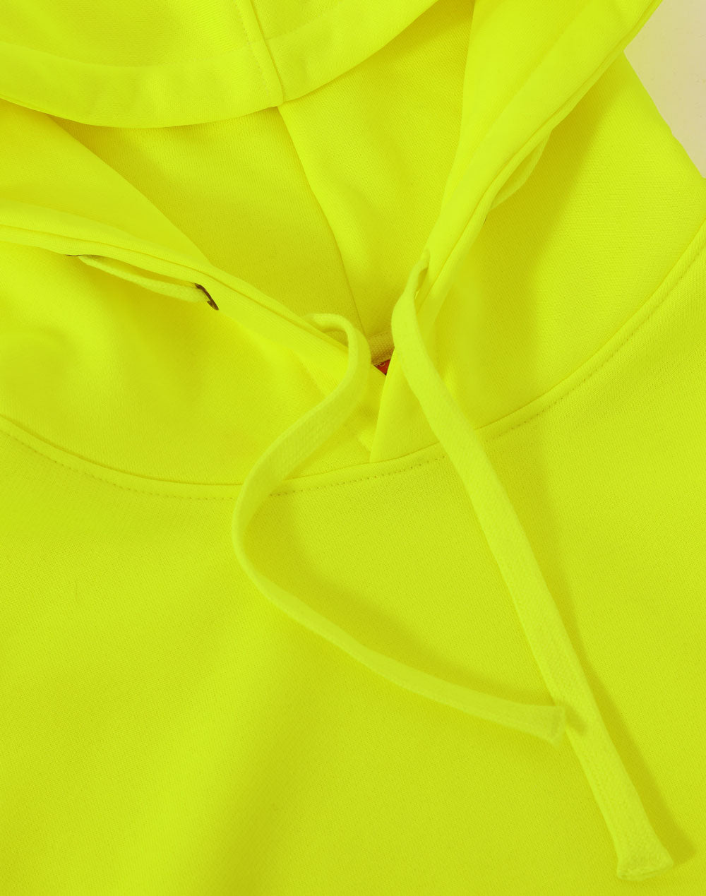 Hi-Vis Two Tone Water Resistant Fleece Hoodie - Yellow Navy