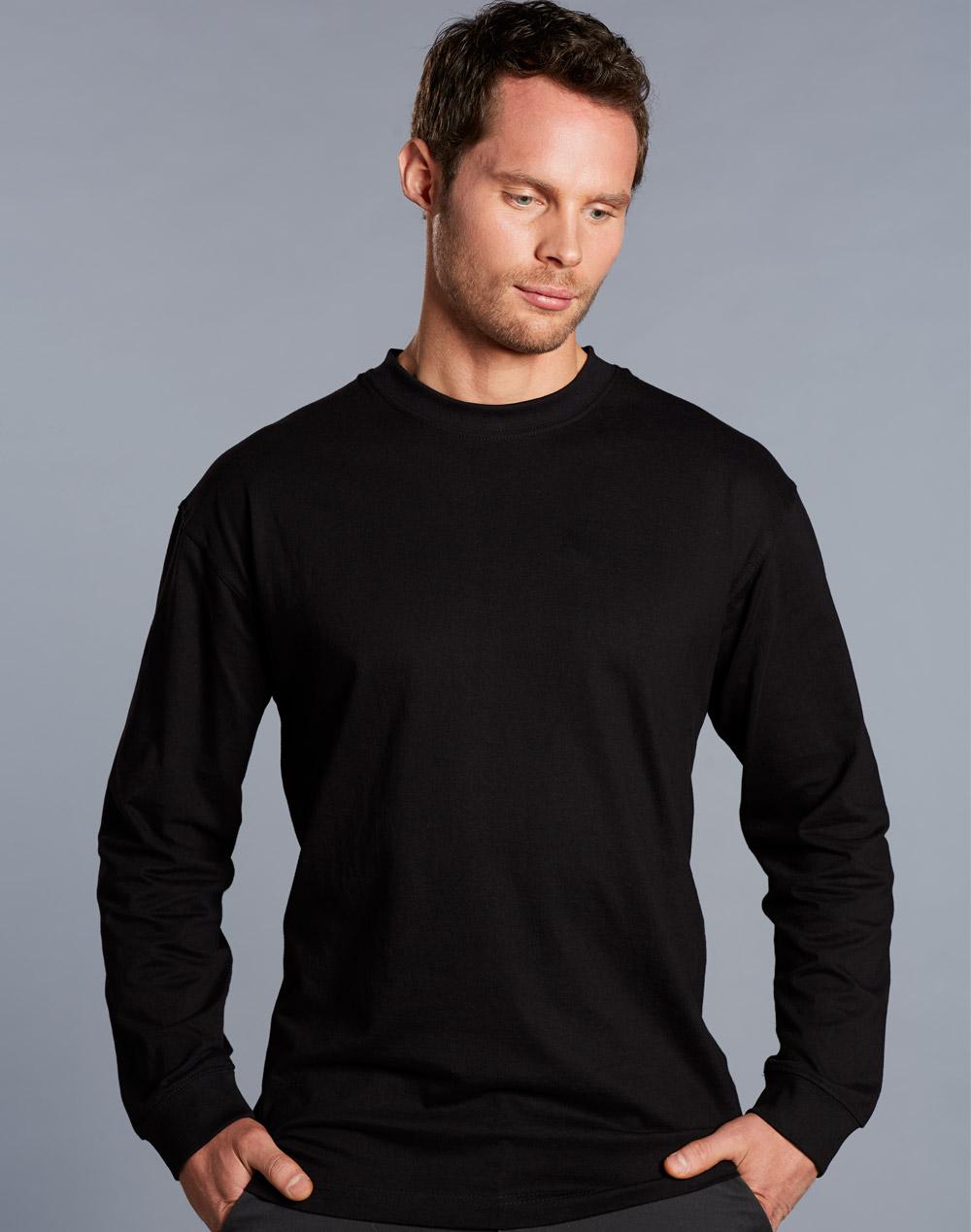 London Long Sleeve Tee Mens - Black