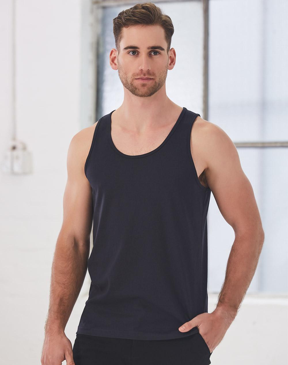 Trainer'S Cotton Singlet Men'S