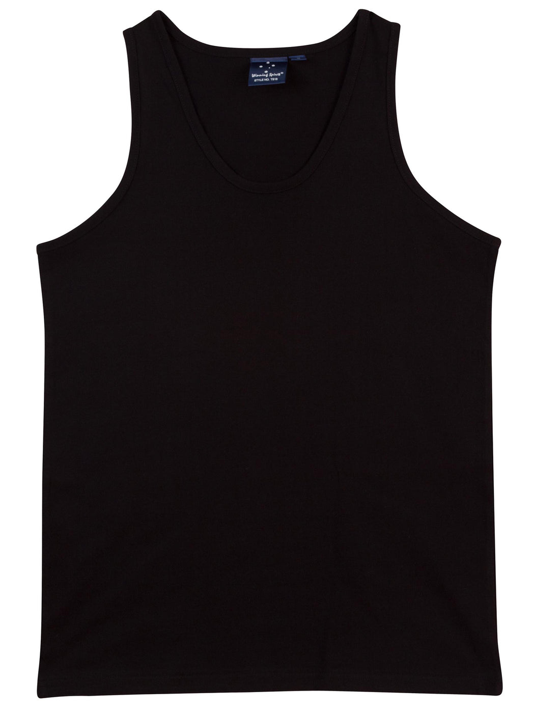 Trainer'S Cotton Singlet Men'S - Black