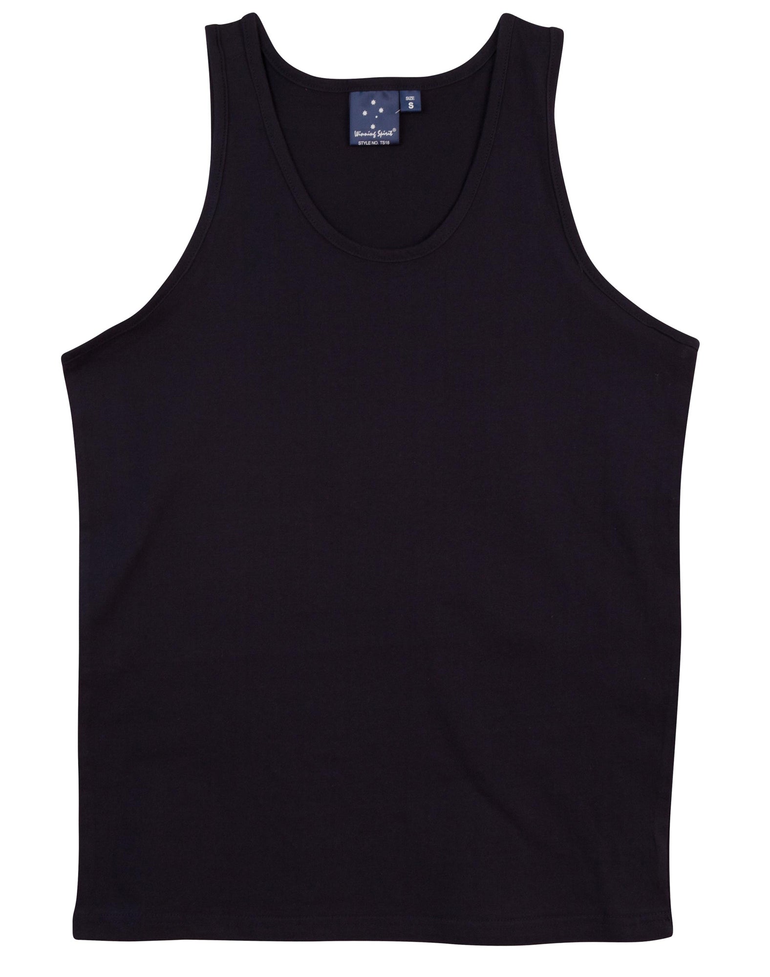 Trainer'S Cotton Singlet Men'S - Navy