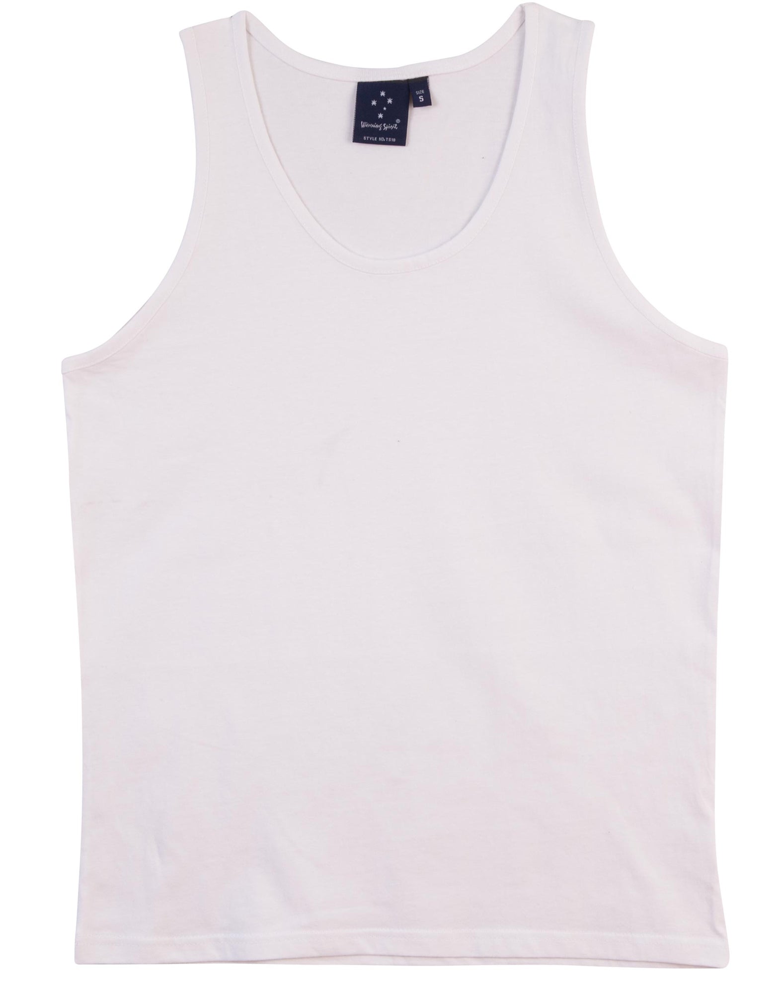 Trainer'S Cotton Singlet Men'S - White