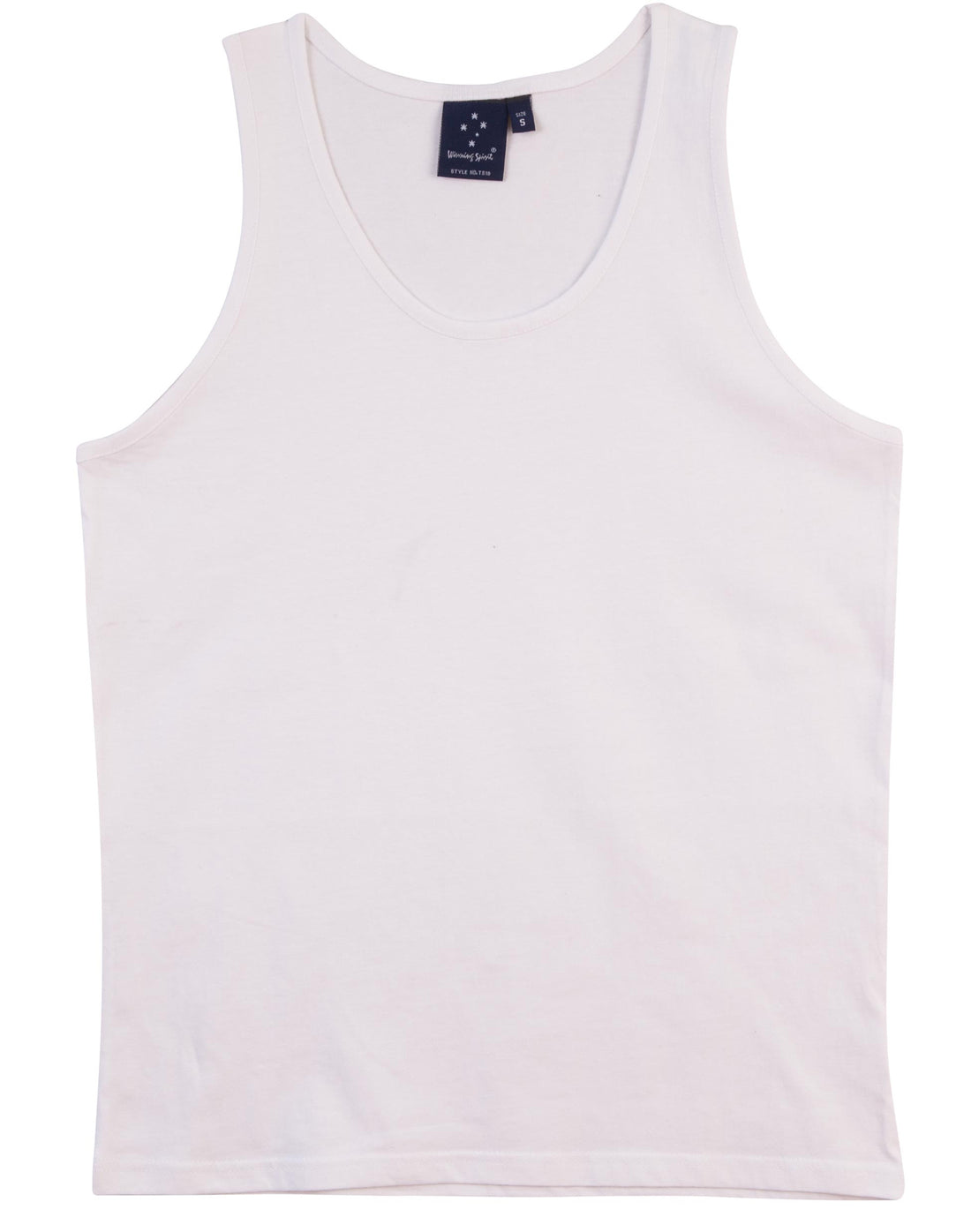 Trainer'S Cotton Singlet Men'S - White