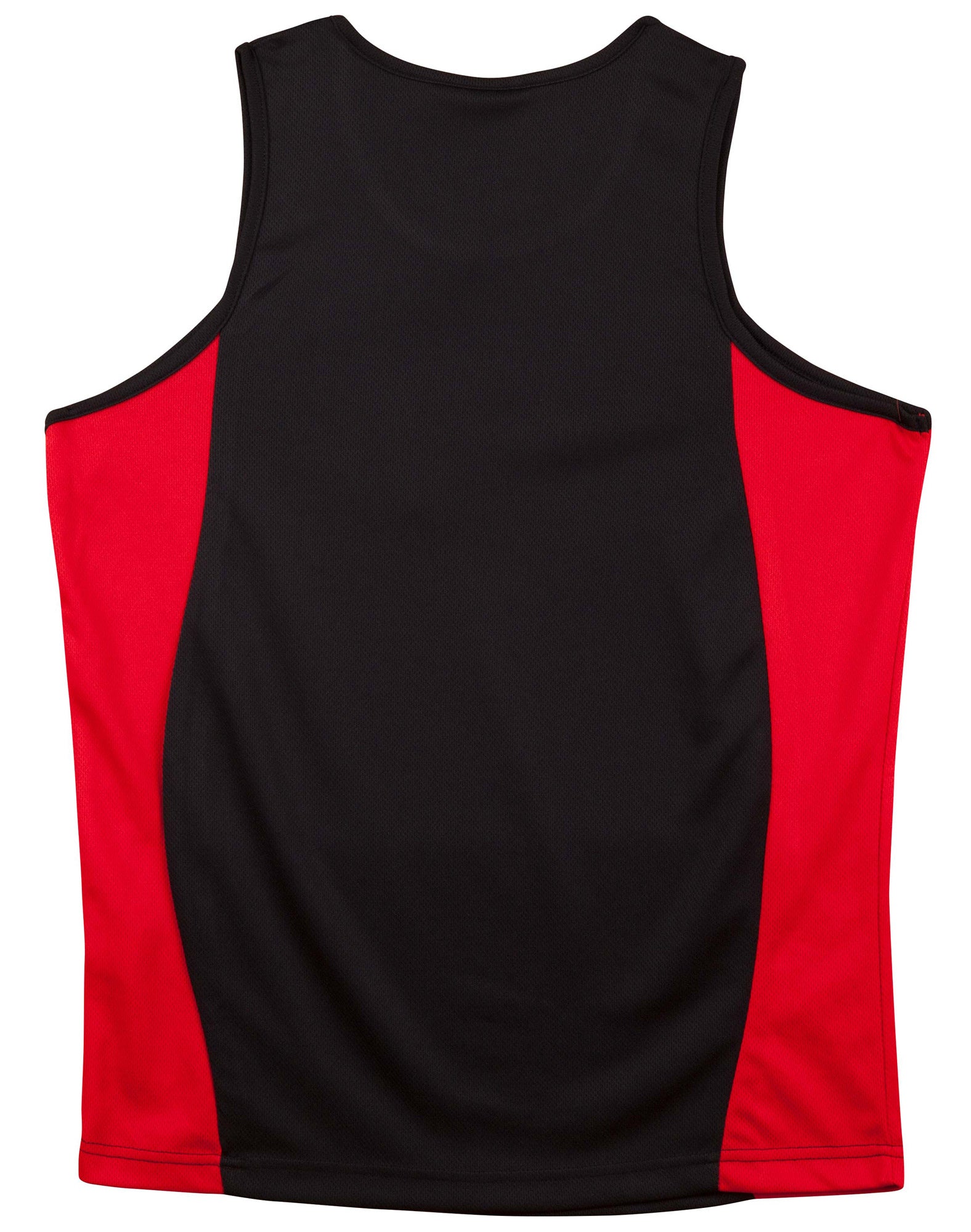 Teammate Singlet Kids - Black Red