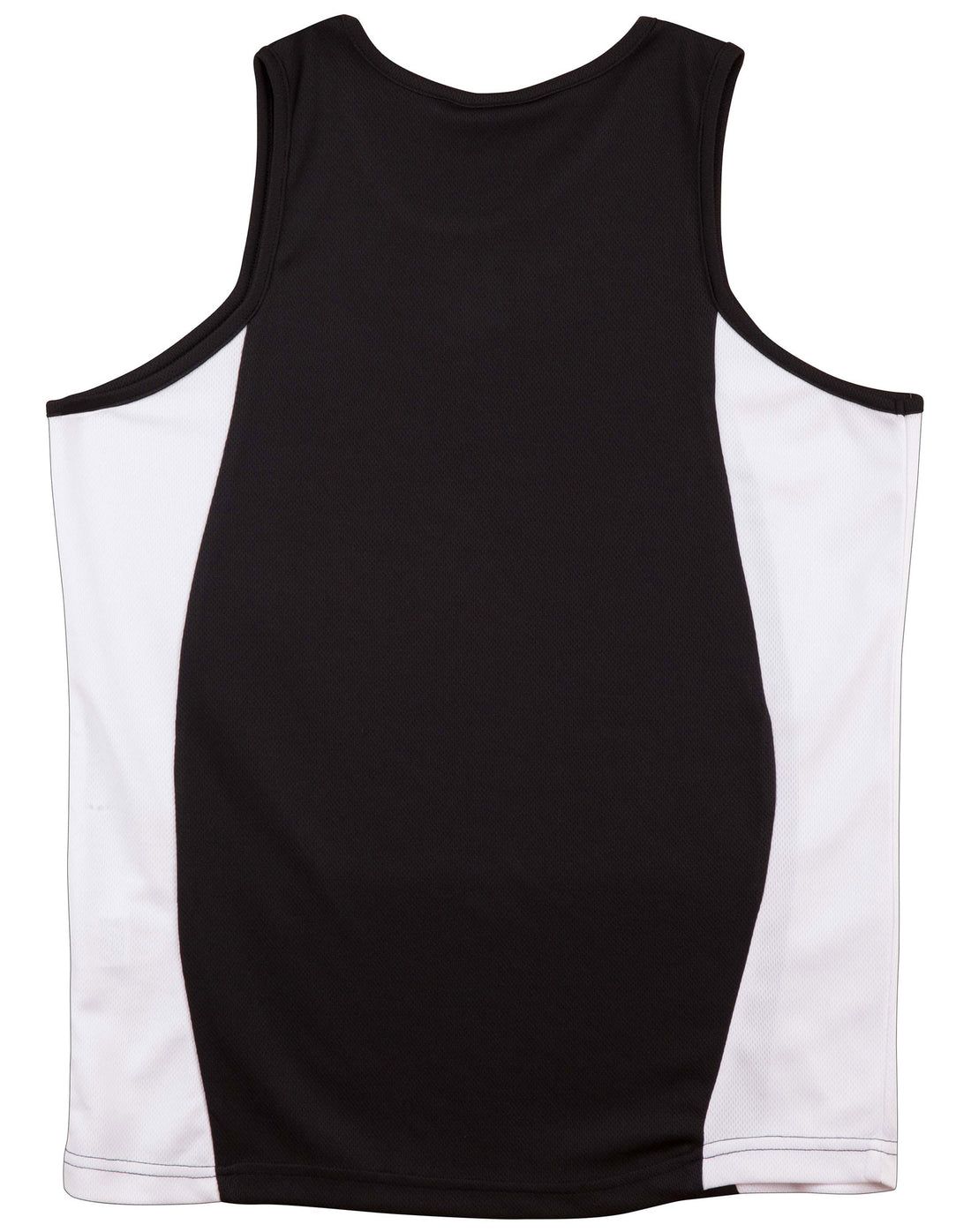 Teammate Singlet Kids - Black White