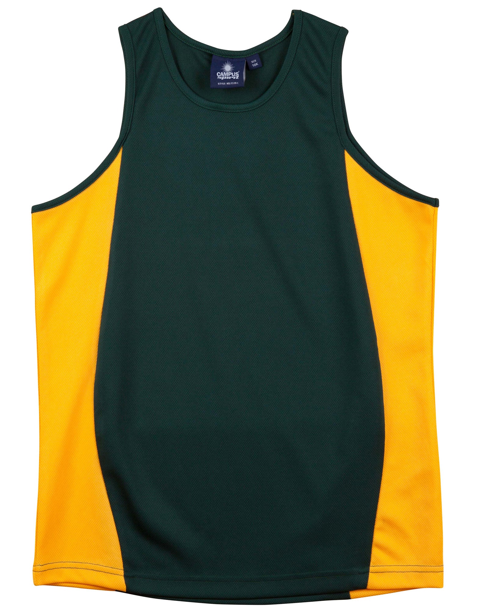 Teammate Singlet Kids - Bottle Gold