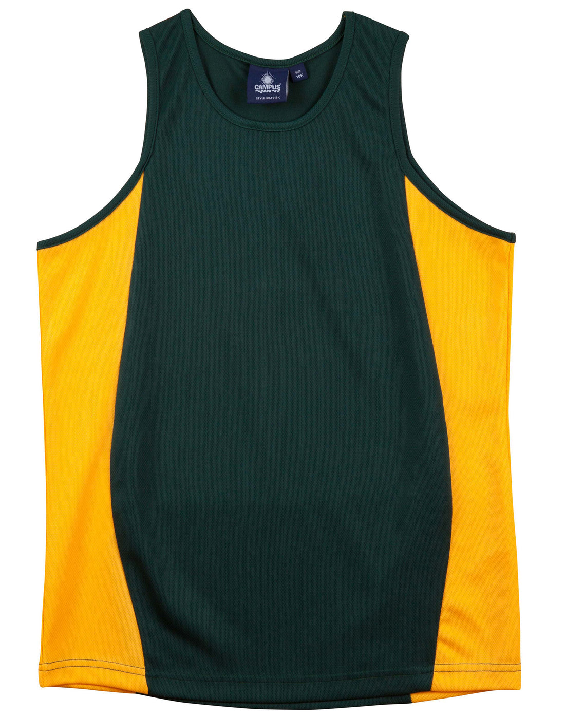 Teammate Singlet Kids - Bottle Gold