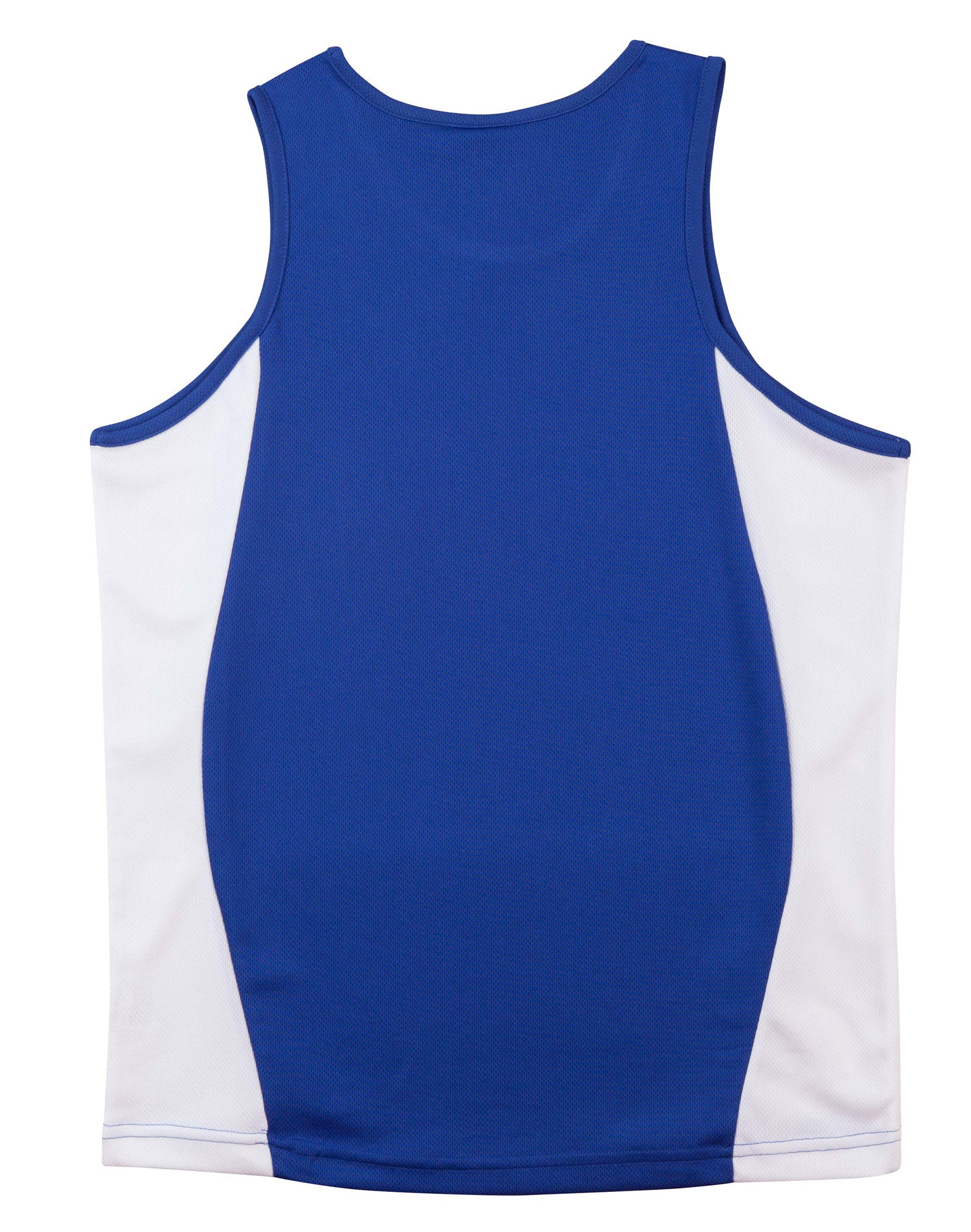 Teammate Singlet Kids - Royal White