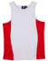 Teammate Singlet Kids - White Red