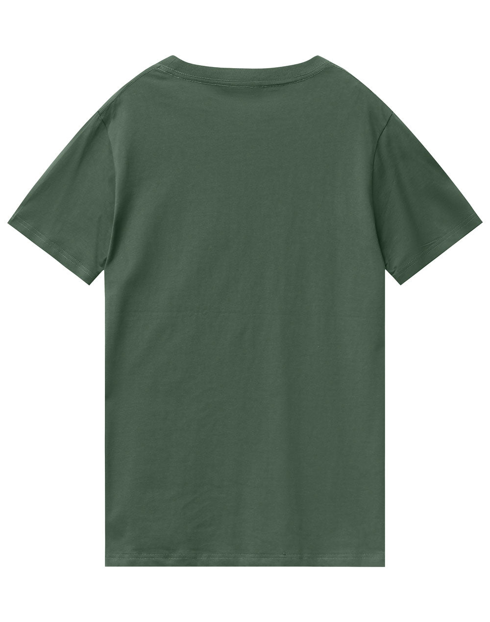 Premium Cotton Tee Shirt Mens - Army Green