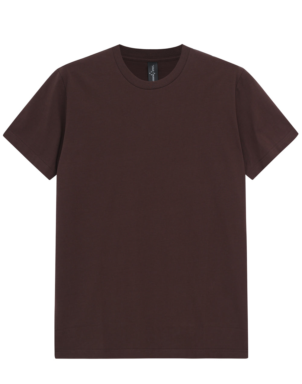 Premium Cotton Tee Shirt Mens - Chestnut