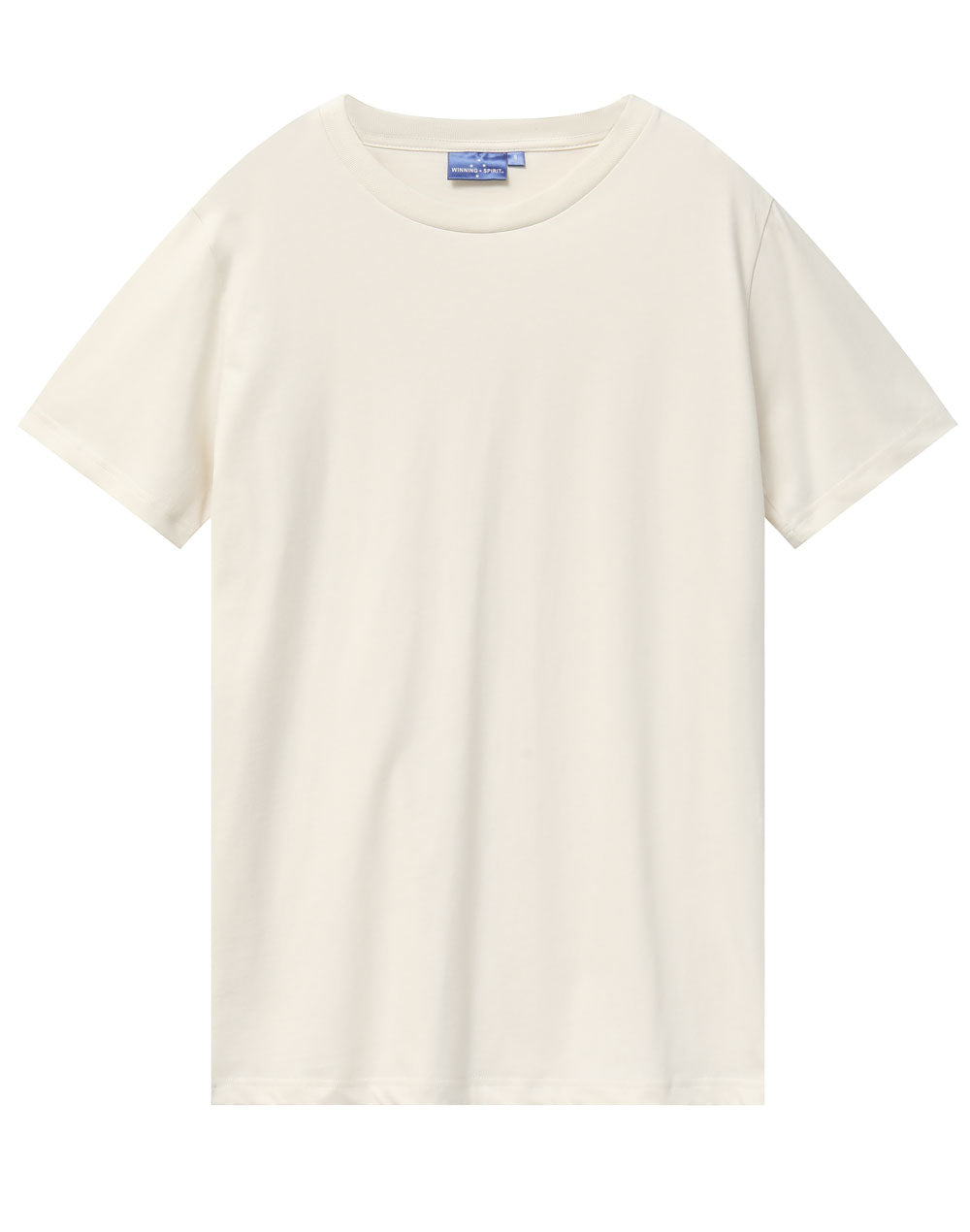 Premium Cotton Tee Shirt Mens - Natural