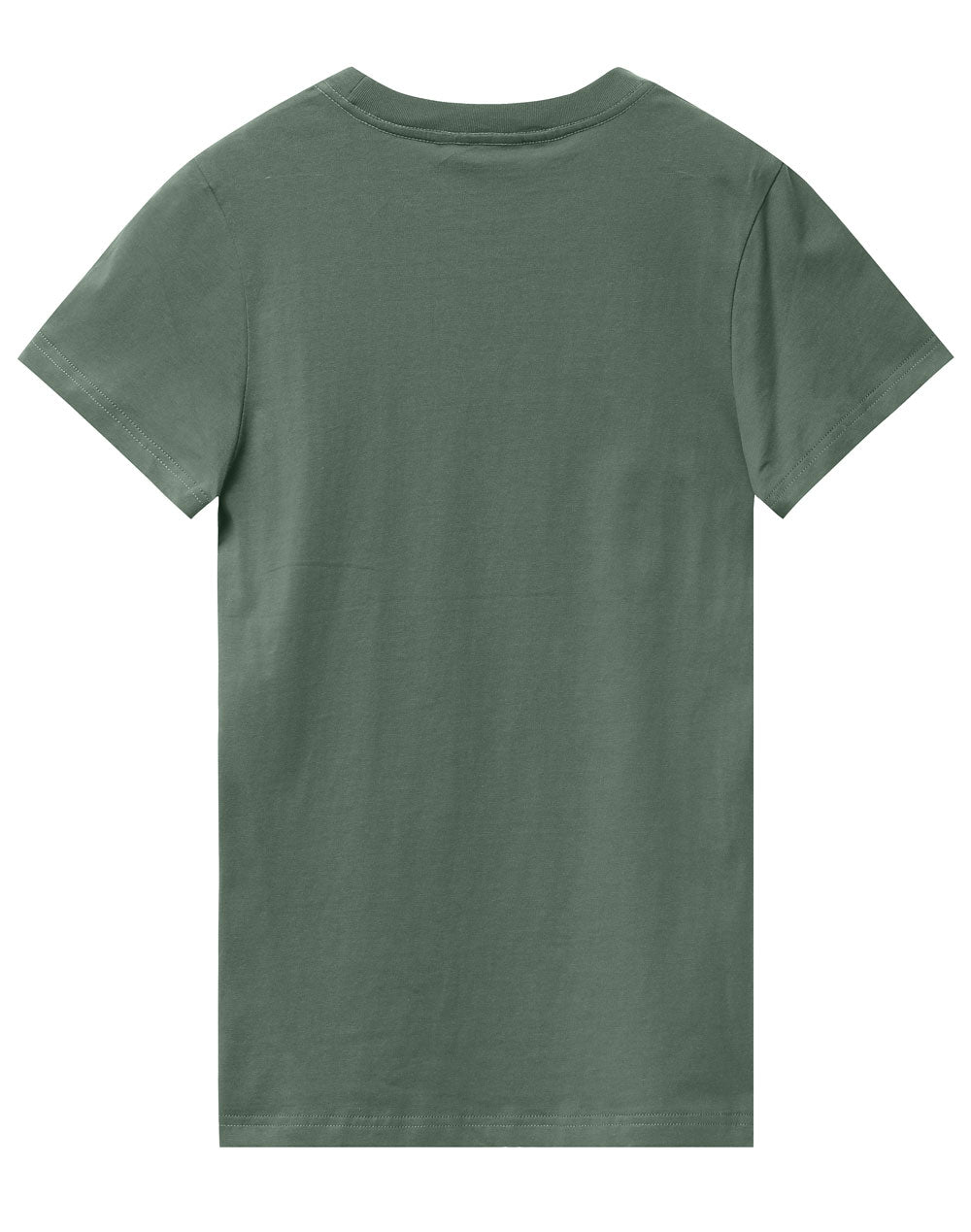 Premium Cotton Tee Shirt Ladies - Army Green