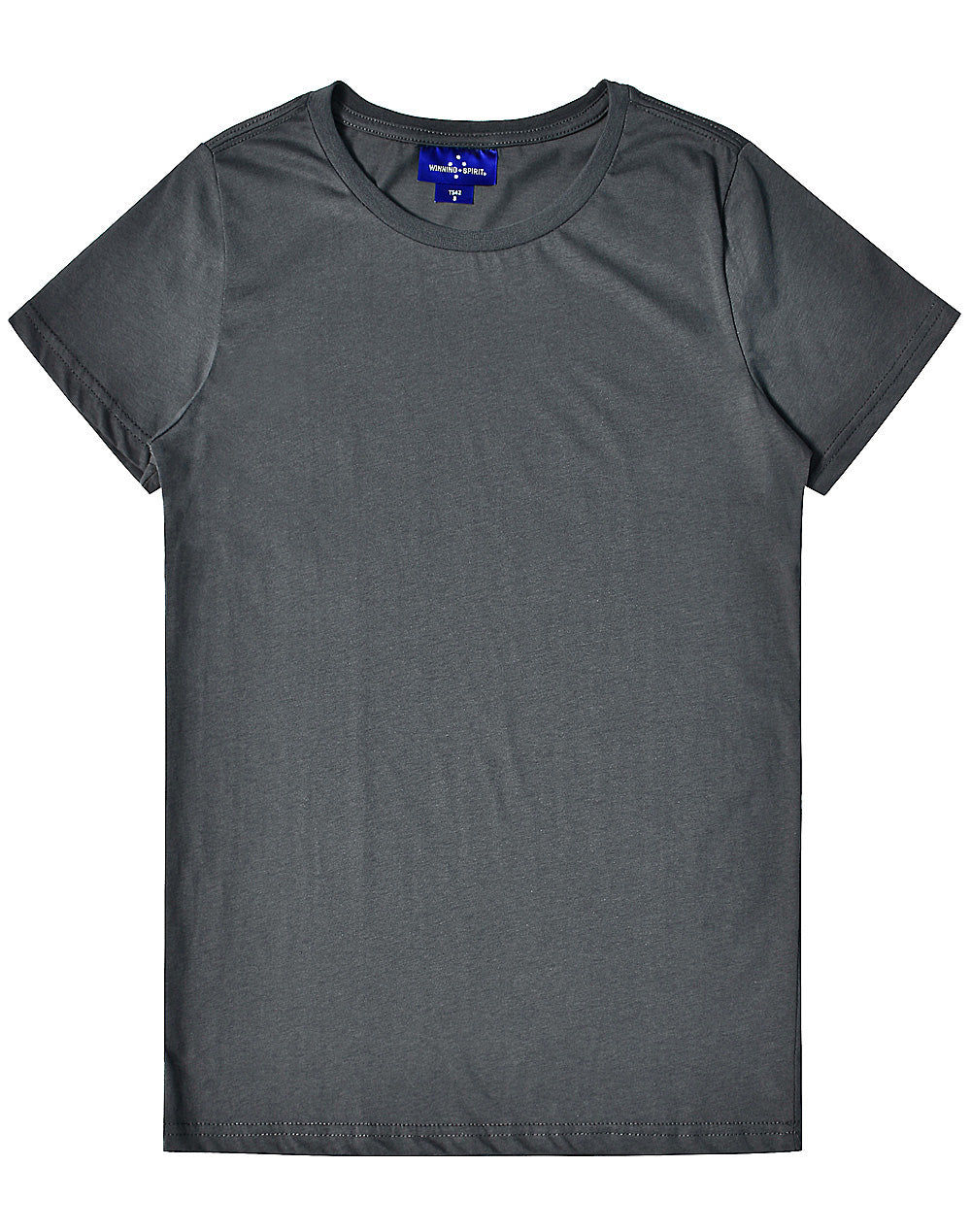 Premium Cotton Tee Shirt Ladies - Charcoal