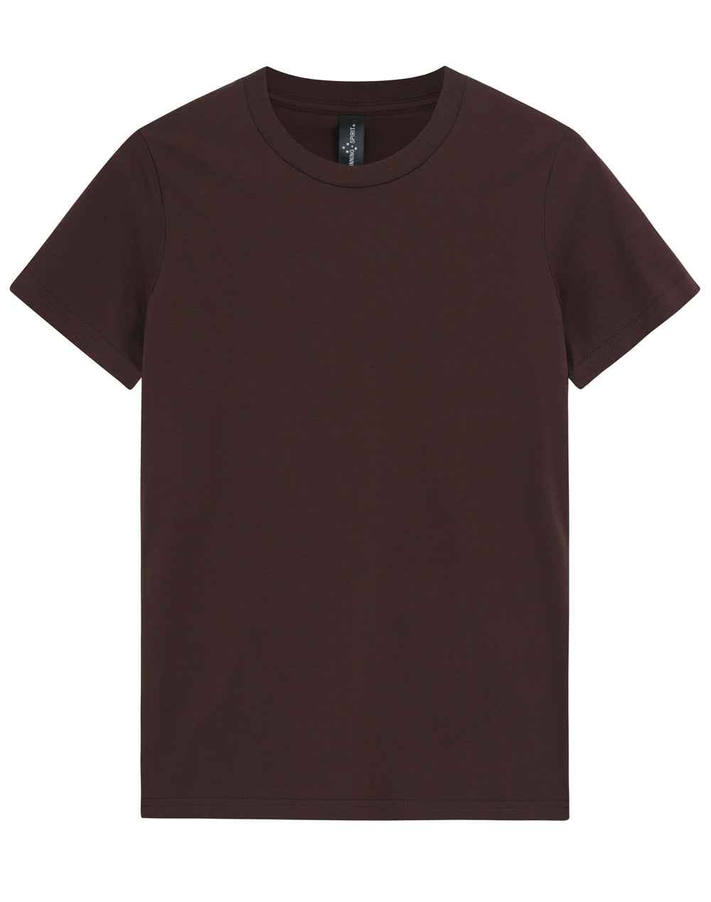Premium Cotton Tee Shirt Ladies - Chestnut