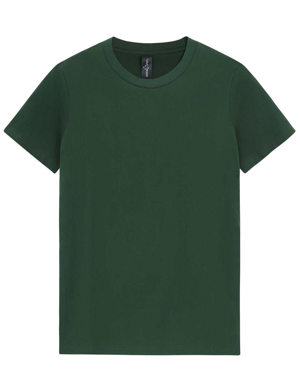 Premium Cotton Tee Shirt Ladies - Forest Green