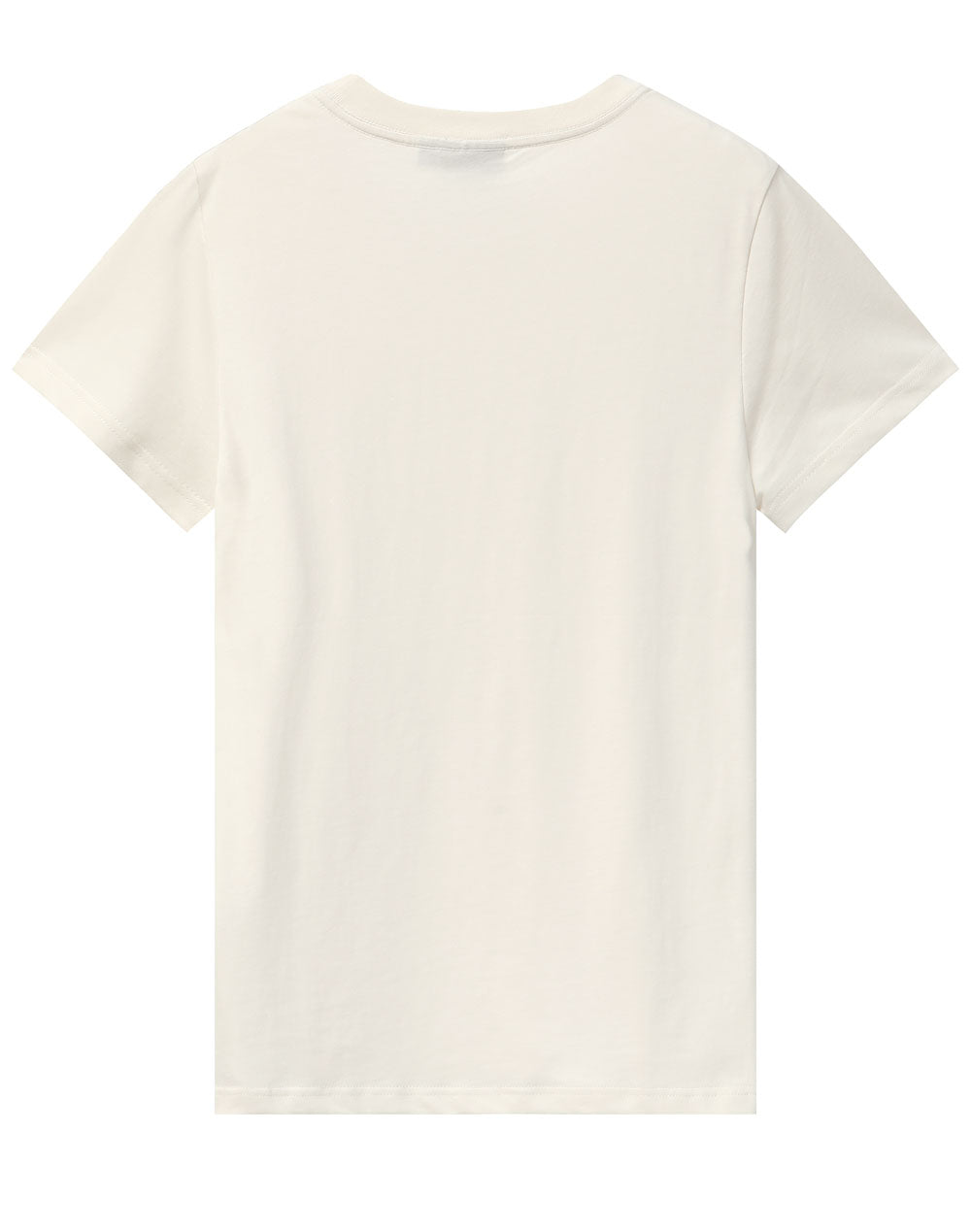 Premium Cotton Tee Shirt Ladies - Natural