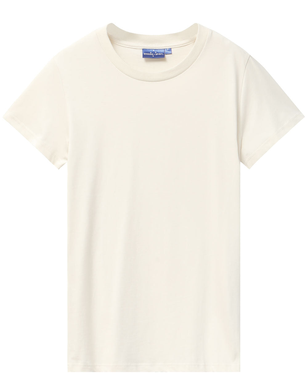 Premium Cotton Tee Shirt Ladies - Natural
