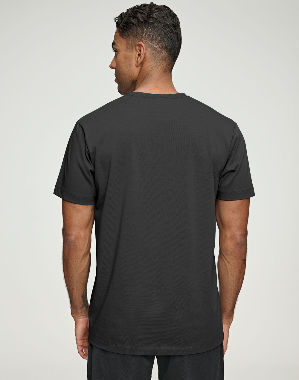 Premium Cotton Face Tee Men'S - Black