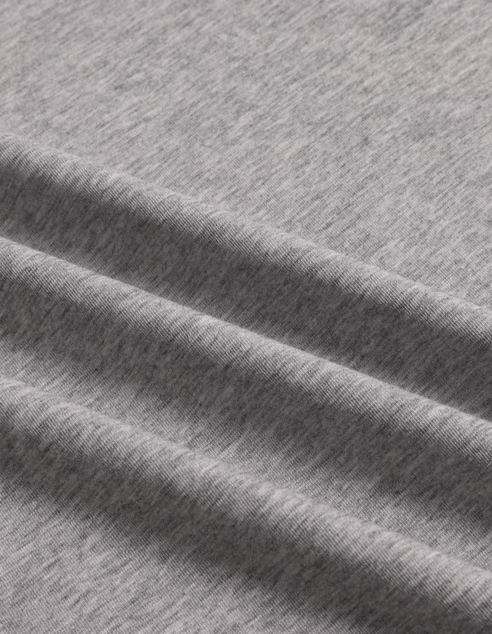 Premium Cotton Face Tee Men'S - Marl Grey