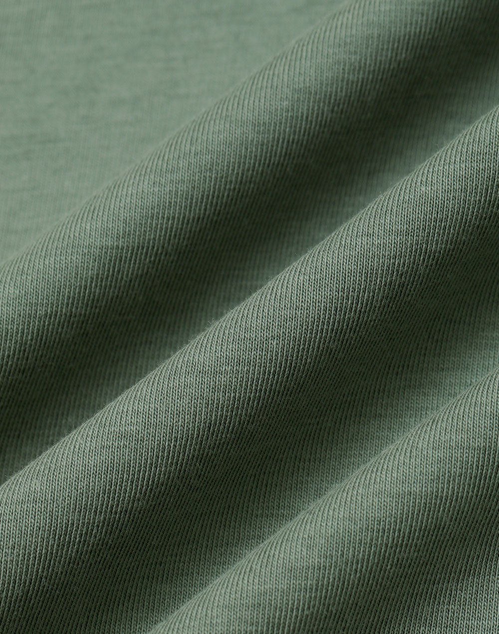 Premium Cotton Face Tee Men'S - Mineral Green
