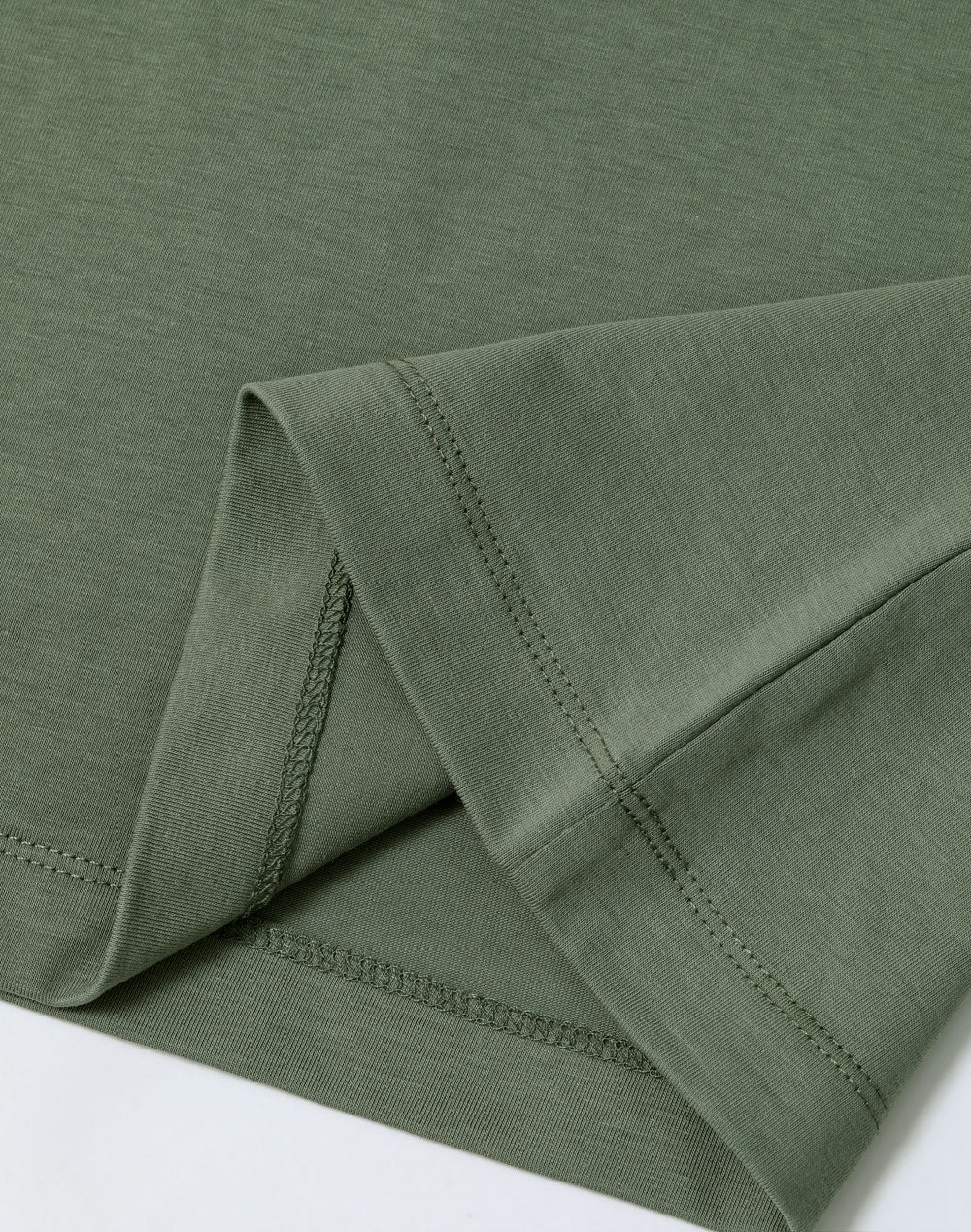 Premium Cotton Face Tee Men'S - Mineral Green