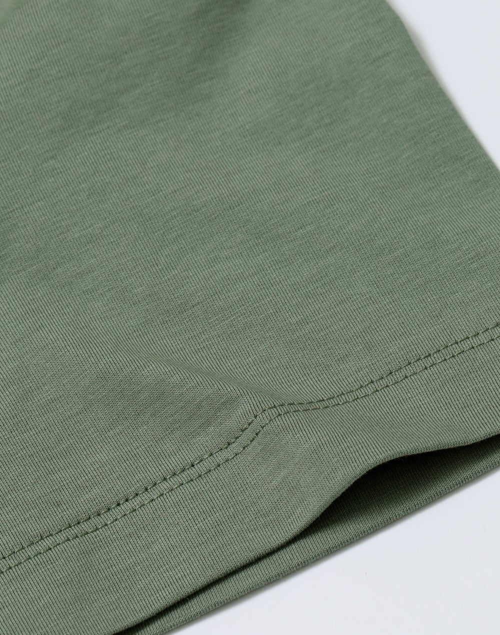 Premium Cotton Face Tee Men'S - Mineral Green