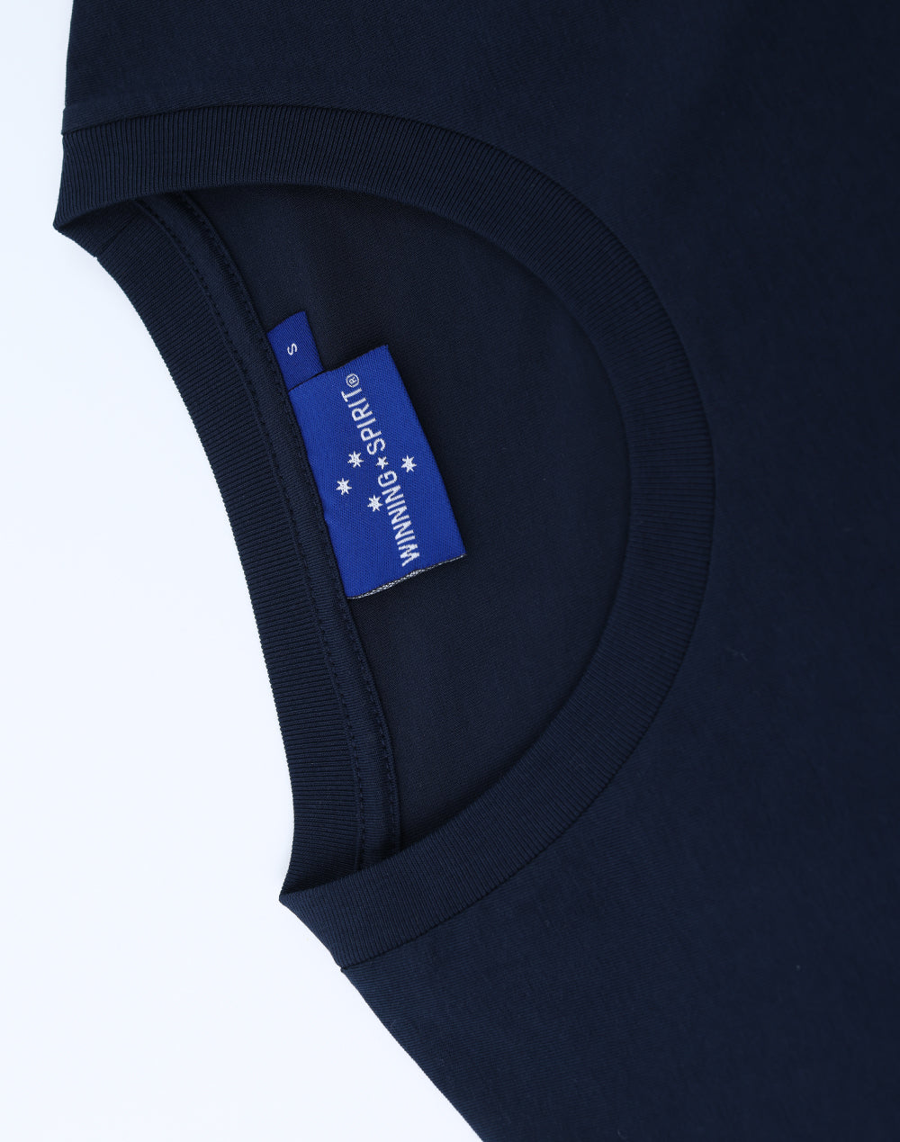 Premium Cotton Face Tee Men'S - Navy