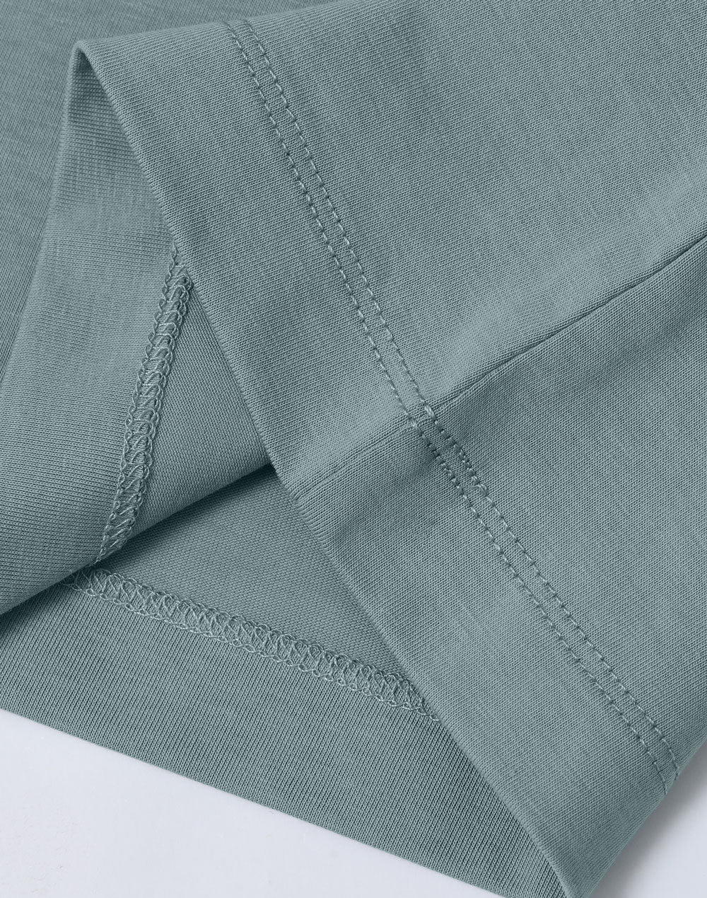 Premium Cotton Face Tee Men'S - Pastel Blue