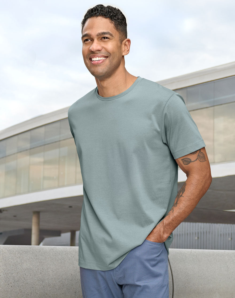 Premium Cotton Face Tee Men'S