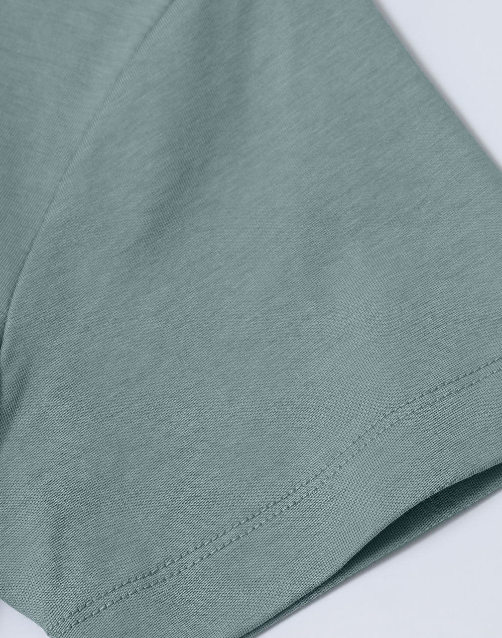 Premium Cotton Face Tee Men'S - Pastel Blue