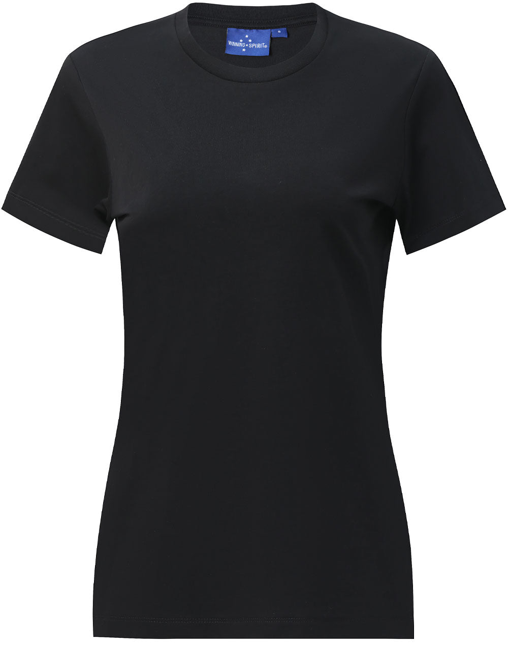 Premium Cotton Face Tee Ladie'S - Black