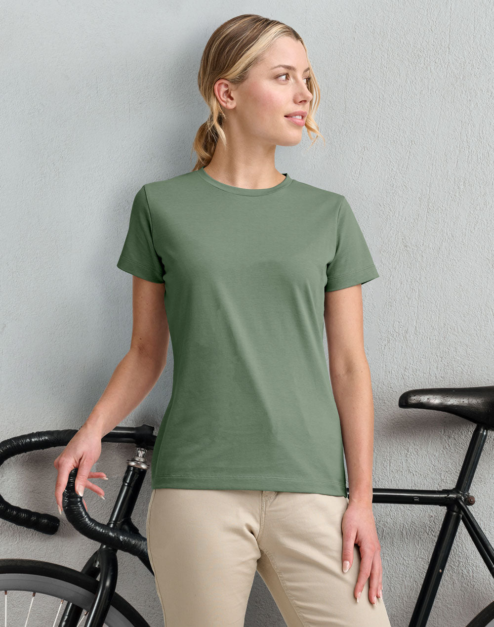 Premium Cotton Face Tee Ladie'S