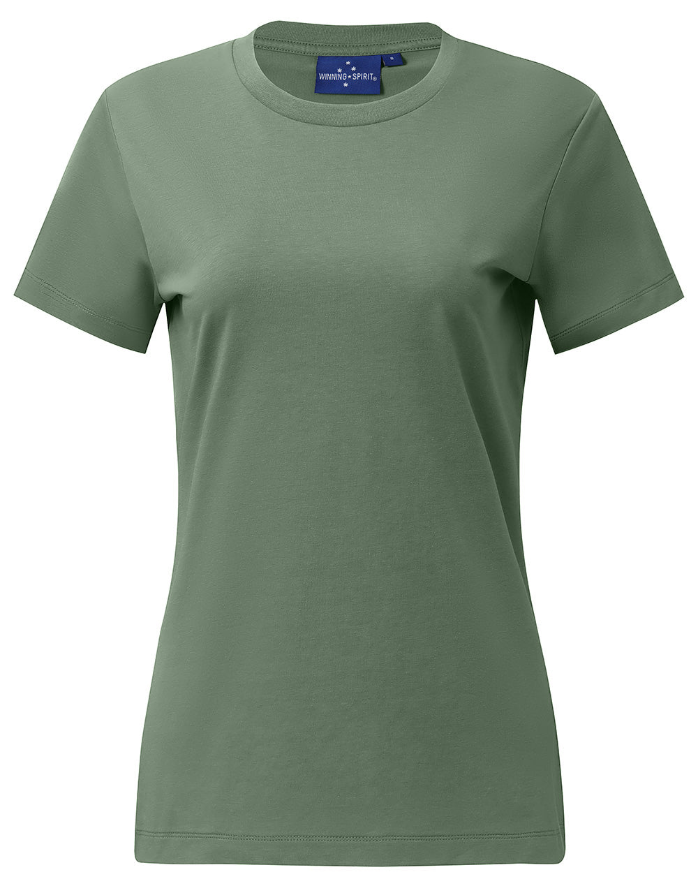 Premium Cotton Face Tee Ladie'S - Mineral Green