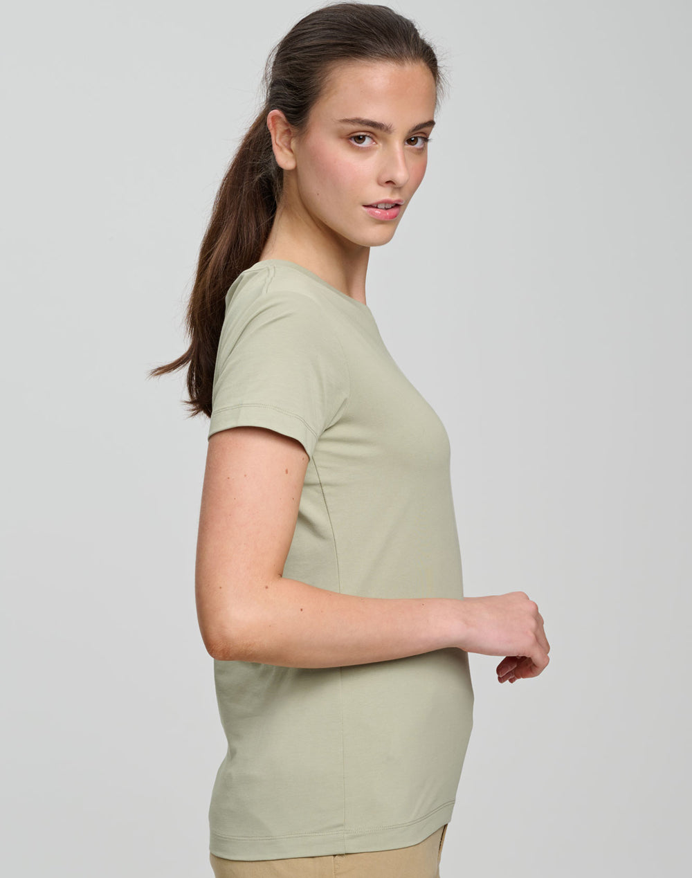 Premium Cotton Face Tee Ladie'S