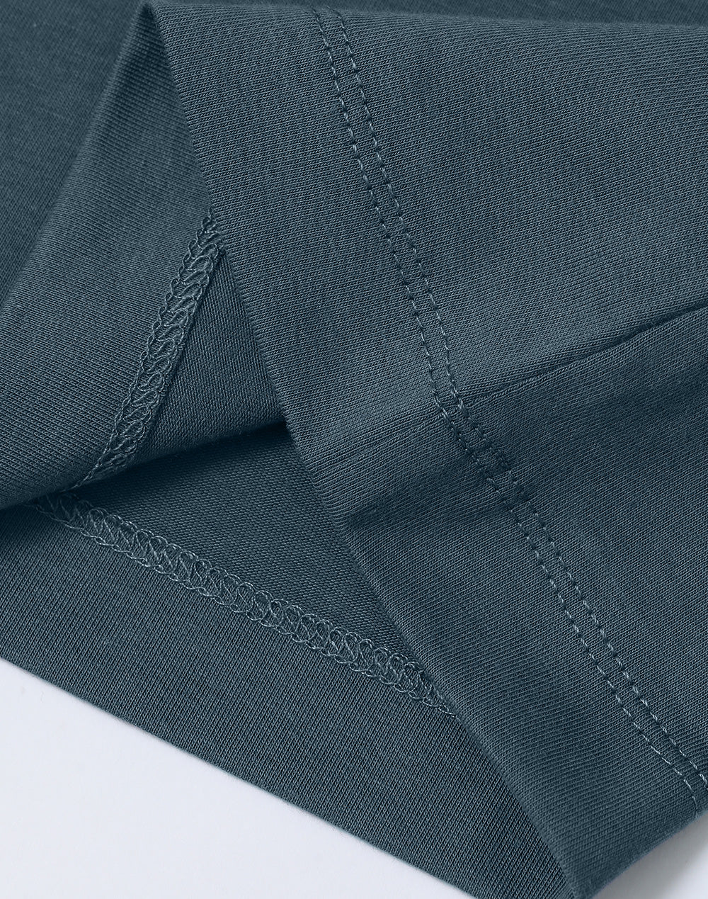 Premium Cotton Face Tee Ladie'S - Slate Blue
