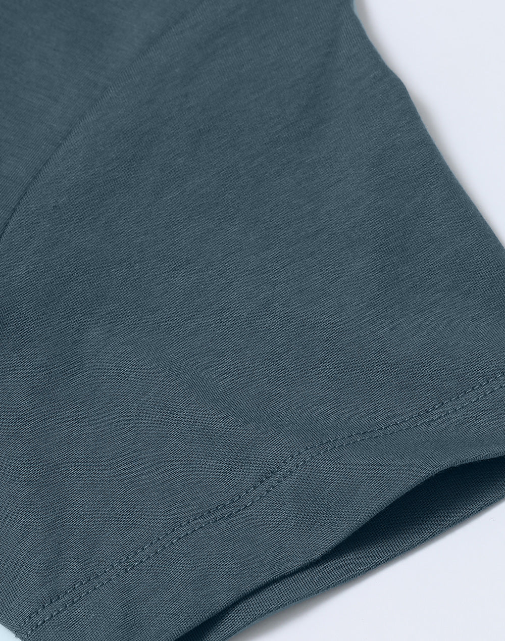 Premium Cotton Face Tee Ladie'S - Slate Blue