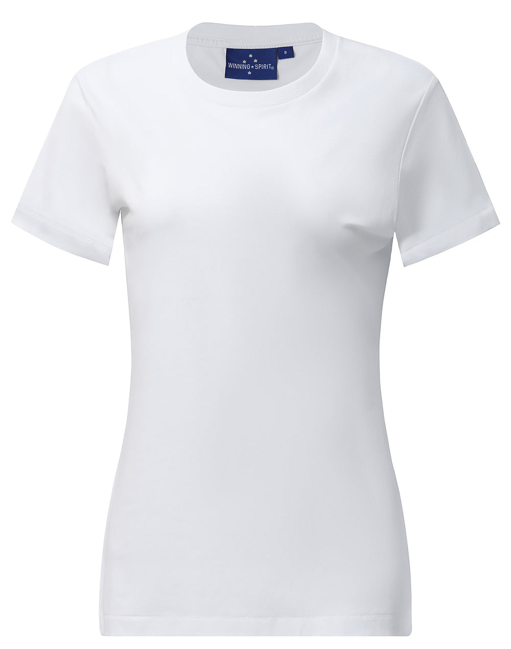 Premium Cotton Face Tee Ladie'S - White
