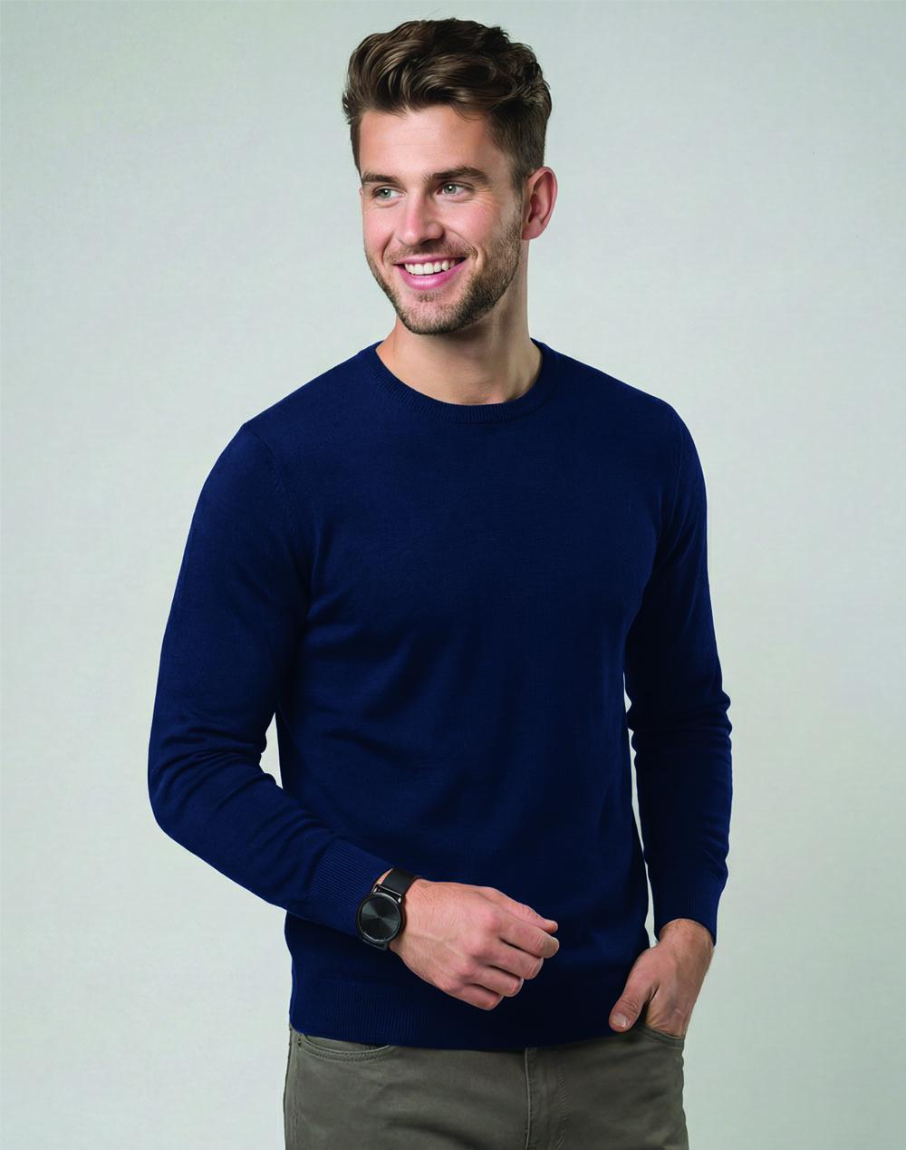 Mens Premium Cotton Face L/S Tee