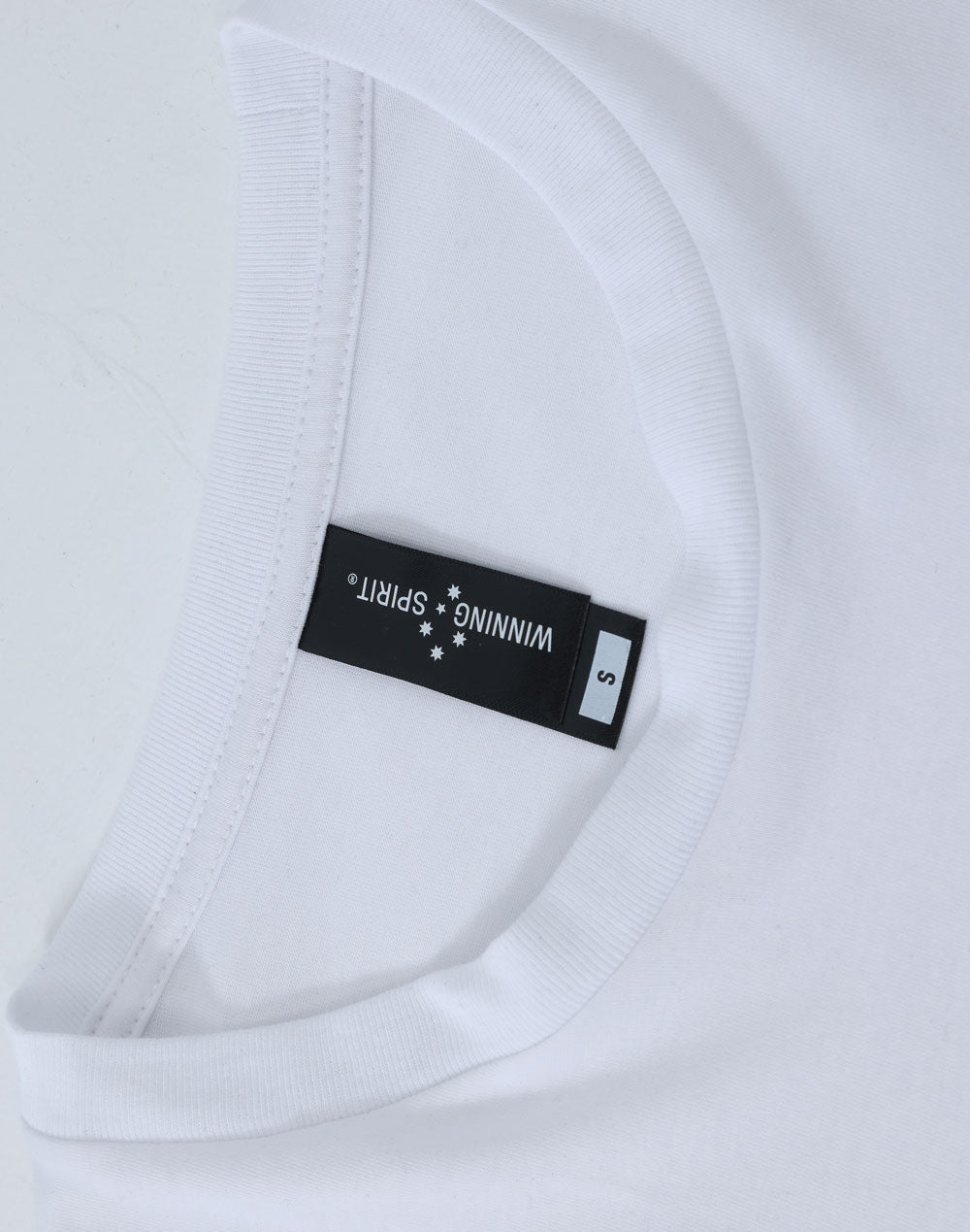 Mens Premium Cotton Face L/S Tee - White