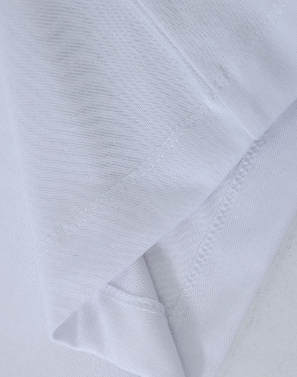 Mens Premium Cotton Face L/S Tee - White