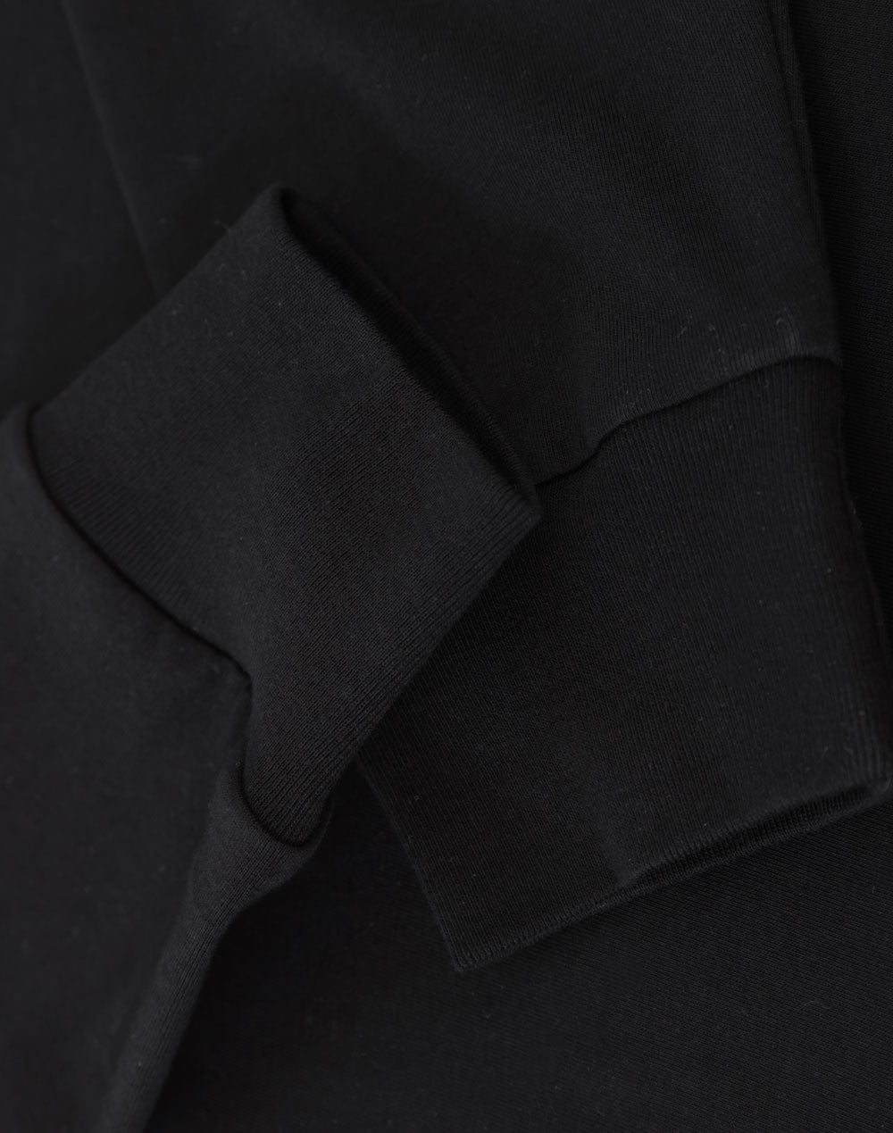 Ladies Premium Cotton Face L/S Tee - Black